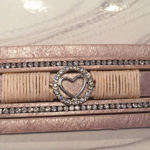 Bracelet Faux Leather & Suede
